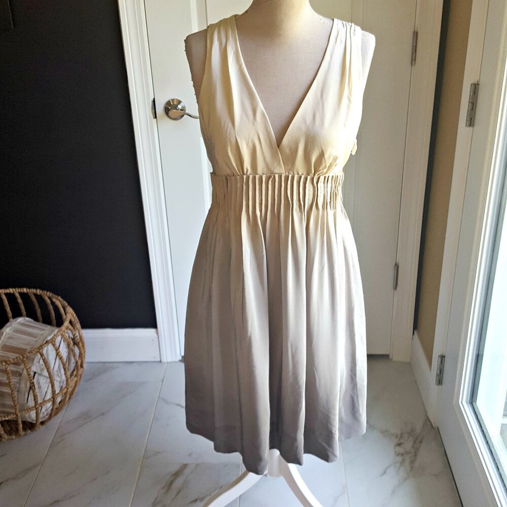 NWT! 100& SILK OMBRE Sleeveless DRESS SZ M